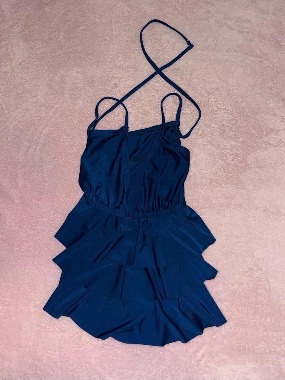 21💙Catalina Navy Blue Ruffle Swimsuit Top💙